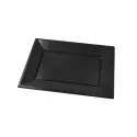 Bandejas de Plástico Negras para Alimentos (33cm x 22,5cm)