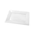 Bandejas de Plástico Blancas para Alimentos (33x22,5 cm)