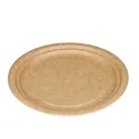 Platos Biodegradables de Cartón Kraft 18cm