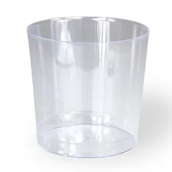 Vaso Chiquito Alto Plástico PS 330ml Transparentes