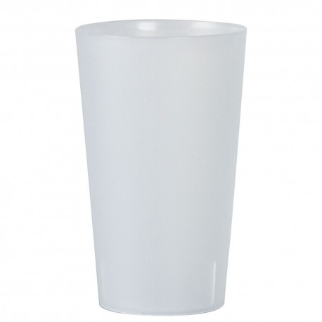 Vaso reutilizable PP colores 500 ml