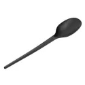 Cucharas Compostables CPLA Negras 18cm
