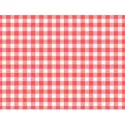 Mantel Individual de Papel 30x40cm Vichy Rojo (1.000 Uds)