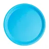 Platos Biodegradables Azules de Cartón 20,5cm