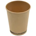 Vasos Biodegradables de Cartón y PLA 8Oz/240ml