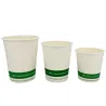 Vasos Biodegradables de Cartón Blanco "Friendly" 8Oz/240ml Ø8cm
