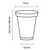 Vasos Térmicos Foam 340ml