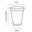 Vasos Térmicos Foam 340ml con Tapa Plana