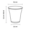 Vasos de Plástico PP 80ml Blancos