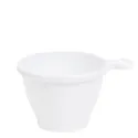 Tazas de Plástico Café PS 80ml Blancas