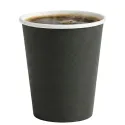 Vasos de Cartón Negros 260ml Ø7,7cm