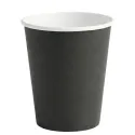 Vasos de Cartón Negros 260ml Ø7,7cm