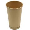 Vasos Biodegradables de Cartón Kraft 16Oz/480ml Ø9cm