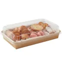 Envases para Pastelería de Cartón con Tapa PET 22x13,8cm