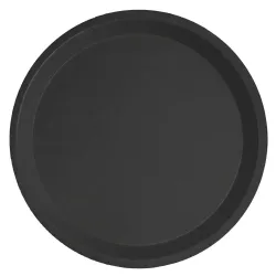 Platos Negros de Cartón Biodegradables 20,5cm