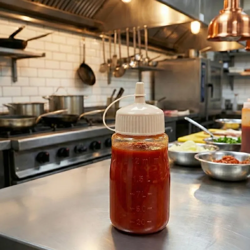 Dispensador De Salsa Con 3 Boquillas – Práctico Para Ketchup, Mayonesa Y Salsas Espesas, Fácil De Usar En Cocina