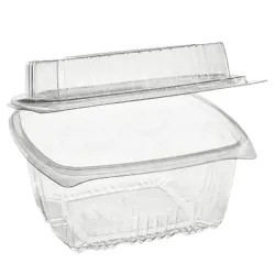 Envases con Tapa Alta Plana Plástico PET 1.000cc Transparentes