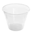 Vasos de Plástico PET 270ml Ø 9,5cm Transparentes