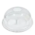 Tapas Cúpula con Agujero para vaso PET de Ø9,5cm