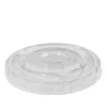 Tapas Planas con Cruz para vaso PET de Ø9,5cm