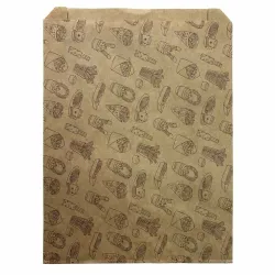 Bolsas para Churros Antigrasa 22+7x36cm