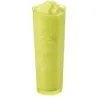 Vasos de Plástico PP Tubo 300ml Inyectado Amarillo Flúor