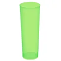 Vasos de Plástico PP Tubo 300ml Inyectado Verde Flúor
