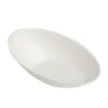 Mini Platos Biodegradables Degustación Ovalados 8x5cm