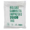 Bolsas de Plástico Asas Camiseta 35x50cm Recicladas y Reutilizables