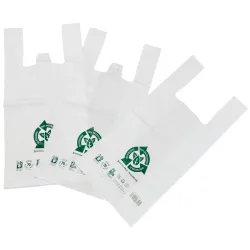 Comprar Bolsas de Plástico Camiseta con Asas de 42x53cm