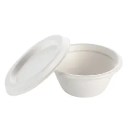 Salseras con Tapa Biodegradables Caña Azúcar 60ml