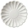 Platos de Cartón Elegantes Blanco Nacar 23cm (6 Uds)
