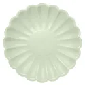 Platos de Cartón Elegantes Verde Pastel 23cm (6 Uds)