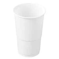 Vasos de Plástico PP 330ml Blancos