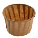 Tarrinas de Papel Plisado Kraft 120ml