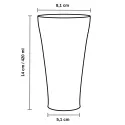 Vasos de Plástico PP Cocktail Premium 420cc Inyectado