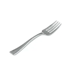 Mini Tenedores de Plástico Metalizados Suprem 10cm