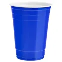 Vasos de Plástico PP Fiesta Bicolor 450ml Azul