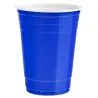 Vasos de Plástico PP Fiesta Bicolor 450ml Azul