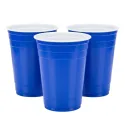 Vasos de Plástico PP Fiesta Bicolor 450ml Azul