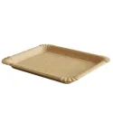 Bandejas de Cartón Kraft Rectangular 18x24cm