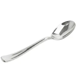 Cucharas de Plástico Metalizadas Premium 17,2cm