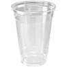 Vasos de Plástico PET 480ml Ø 9,5cm Transparentes