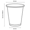 Vasos de Plástico PP 500ml Transparentes