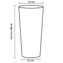 Vasos de Plástico Duro PP Cocktail Reutilizables 500ml