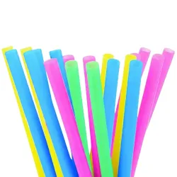 Pajitas Biodegradables PLA Colores Rectas Ø7mm x 18cm