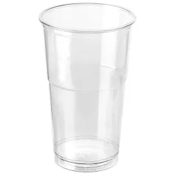 Vasos de Plástico PET 650ml Ø 9,5cm Transparentes