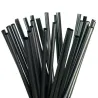 Pajitas Biodegradables PLA Negras Rectas Ø7mm x 18cm