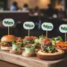 Pinchos Marcador "100% Vegan" 10cm
