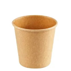 Vasos de Cartón Kraft 4Oz/120ml Ø6,2cm